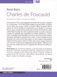 Charles de Foucauld. Explorateur du Maroc et ermite au Sahara  avec 1 CD audio MP3