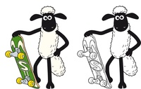 Shaun le Mouton. Mes coloriages et stickers