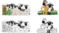 Shaun le Mouton. Mes coloriages et stickers