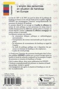 L'emploi des personnes en situation de handicap en Europe. Qui fait quoi ? Et comment ?