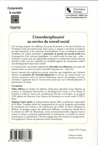 L'interdisciplinarité au service du travail social
