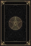  Alliance magique Editions - Grimoire Vierge Pentacle Lunaire noir.