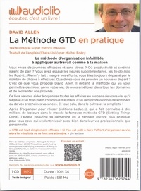 La méthode GTD en pratique  avec 1 CD audio MP3