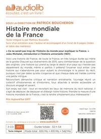 Histoire mondiale de la France  avec 3 CD audio MP3