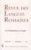 Gilda Caïti-Russo - Revue des langues romanes Tome 120 N° 1/2016 : Les troubadours et l'Italie.
