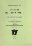 André Lesort et Hélène Verlet - Epitaphier du Vieux Paris - Tome 5, Fascicule 1, Saint-Germain l'Auxerrois.
