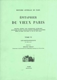 Hélène Verlet - Epitaphier du Vieux Paris - Tome 6, Les Saints-Innocents.