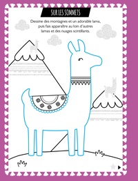 Mon fabuleux livre à gratter des lamas
