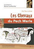  Michel lorblanchet - Les Chevaux du Pech Merle - frise à colorier.