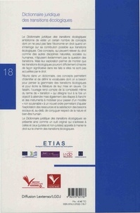 Dictionnaire juridique des transitions écologiques