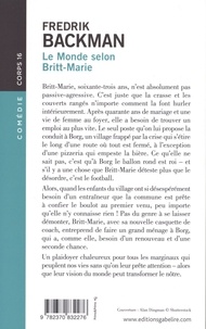 Le monde selon Britt-Marie Edition en gros caractères