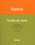 Franco Fortini - Feuille de route.