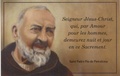  Ephèse diffusion - La prière de Padre Pio - Lot de 20 images.