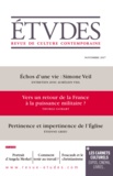 François Euvé - Etudes N° 4243, Novembre 20 : .