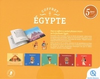 Coffret Egypte. 5 volumes : La Grande Pyramide ; Ramsès II ; Néfertiti ; Toutankhamon ; Cléopâtre