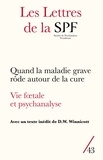  Campagne Première - Les Lettres de la Société de Psychanalyse Freudienne N° 43/2020 : Quand la maladie grave rôde autour de la cure - Vie foetale et psychanalyse.