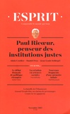 Anne-Lorraine Bujon - Esprit N° 439, novembre 2017 : Paul Ricoeur, penseur des institutions justes.