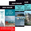Jean Failler - Une enquête de Mary Lester  : Pack en 3 volumes - C'est la faute du vent ; Fallait pas commencer Tomes 1 et 2.