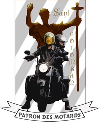 Éditoriale st jude Equipe - Autocollant patron des motards - Saint Colomban.