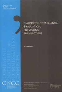  CNCC - Diagnostic stratégique, évaluation, prévisions, transactions.