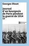 Georges Ohnet - Journal d'un bourgeois de Paris pendant la guerre de 1914 - 13.