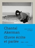 Chantal Akerman et Cyril Béghin - Oeuvre écrite et parlée 1968-2015 - Coffret en 3 volumes.