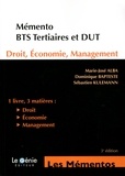 Marie-José Alba et Dominique Bapteste - Droit - Economie - Management BTS Tertiaires - DUT.
