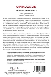 Capital Culture : Perspectives in ethnic studies