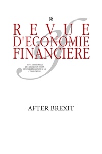 François-Xavier Albouy - Revue d'économie financière N° 148, 4e trimestre : After Brexit.
