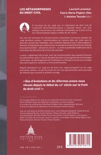 Les Métamorphoses du droit civil. Colloque anniversaire pour célébrer les vingt ans du Laboratoire de droit civil  de l’université Paris-Panthéon-Assas