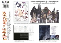 Made in Abyss Trio d'Artbooks. Designs, Backgrounds, Storyboards