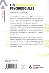 Les compétences psychosociales. Bien-être, prévention, éducation