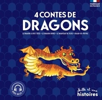 Geneviève Noël et Chiaki Miyamoto - 4 contes de Dragons - Le dragon à huit têtes ; Le dragon rouge ; Le manteau de pluie ; Grain de poivre.