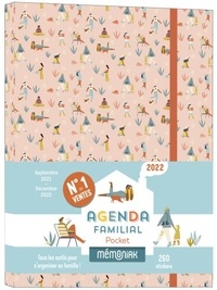  Editions 365 - Agenda familial pocket Mémoniak - Avec 260 stickers.