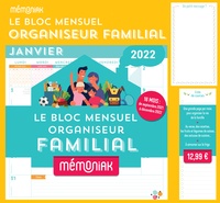  Editions 365 - Le bloc mensuel organiseur familial.