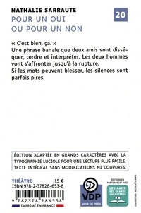 Pour un oui ou pour un non Edition en gros caractères