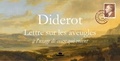 Denis Diderot - lettre sur les aveugles - à l'usage de ceux qui voient.