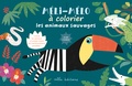 Olivia Cosneau - Les animaux sauvages - Méli-mélo à colorier.