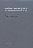Pascal Mougin - Moderne / contemporain - Art et littérature des années 1960 à nos jours.