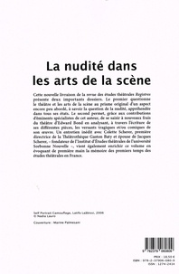 Registres N° 23 La nudité dans les arts de la scène. Approches historiques et critiques
