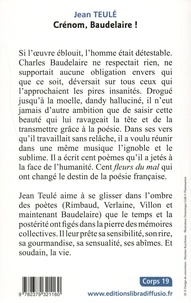 Crénom, Baudelaire ! Edition en gros caractères