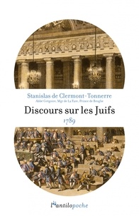 Stanislas de Clermont-Tonnerre - Discours sur les Juifs 1789.