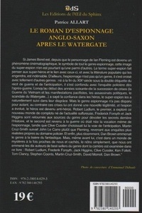 Le roman d'espionnage anglo-saxon après le Watergate