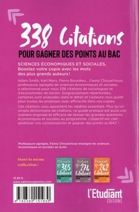 338 citations pour gagner des points au bac. Sciences économiques et sociales