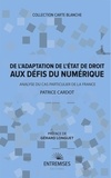 Patrice Cardot - De l'adaptation de l'état de droit aux défis du numérique - Analyse du cas particulier de la France.