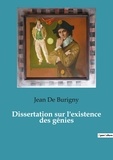 Burigny jean De - Dissertation sur l'existence des génies.