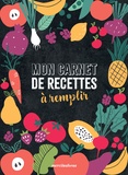  Merci les livres - Mon carnet de recettes à remplir.