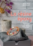 Rozen Martel - La résine époxy - Coffret avec 1 moule de bracelet, 1 moule de boîte à bijoux, 1 spatule en silicone, 1 tapis en silicone.