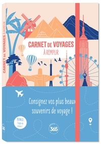  Editions 365 - Carnet de voyages à remplir - Avec des stickers.
