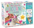 Charly Lane - Mon Squishy Licorne à colorier - Coffret avec un squishy licorne, 6 feutres, et un livre de coloriages de 32 pages.